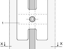  Detail Seilklemme Mittlerer Halt, Punkthalter 