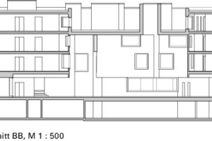  Schnitt BB, M 1 : 500 
