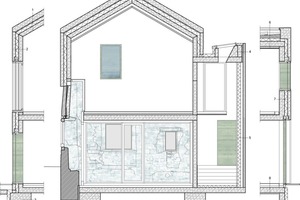  Fassadendetail, M 1 : 75 