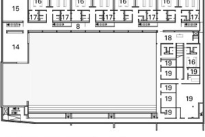  Grundriss Ebene -1, M 1 : 1 250 