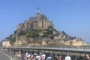  Mont Saint Michel im äußersten Westen Frankreichs 