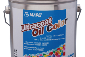  Für das Kolorieren von Parkett hat MAPEI zum Einfärben (vorwiegend von Eichenböden) mit Ultracoat Oil Color das meist recht komplizierte Verfahren deutlich vereinfacht.  