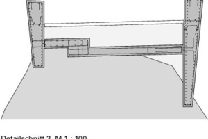  Detailschnitt 3 Schaufelschluchtbrücke, M 1 : 100 