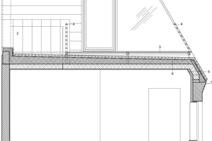  Detailschnitt Bauteil F, M 1 : 50 