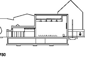  Schnitt AA, M 1 : 750 