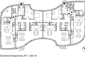  Grundriss Erdgeschoss, M 1 : 333 1/3 