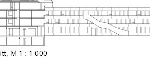  Schnitt AA, M 1 : 1 000 