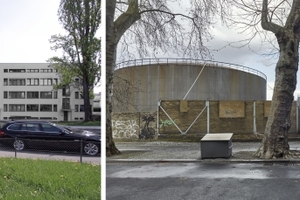  Mies‘ Wohnungsbau in Stuttgart-Weißenhof. Vorbild für Berlin? Bauplatz Tanköllager, hier sollenin ein paar Jahren auch Kinder spielen dürfen 