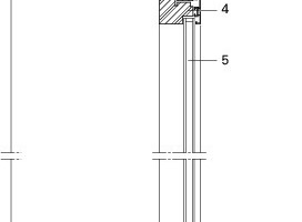  Schnitt Standardfenster, M 1 : 15 