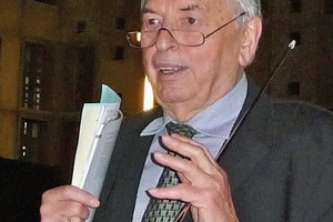  Helmut Striffler in „seiner“ Trinitatiskirche in Mannheim anlässlich ihres 50sten Jubiläums 