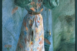  Lovis Corinth, Die Geigenspielerin, 1900 Öl auf Leinwand, 202,5 x 118,5 cm Kunstsammlungen Chemnitz, Leihgabe Privatsammlung Bochum 