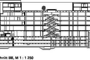  Schnitt BB, M 1 : 1 250 