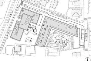  Lageplan, M 1 : 1 750 