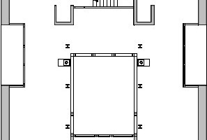  2. Obergeschoss, M 1 : 250 