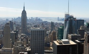  Das neue Hochhaus der Bank of Amerika ist Anwärter auf Leed Platinum. Die abschließenden Zertifizierung erfolgt Anfang des Jahres 2010 