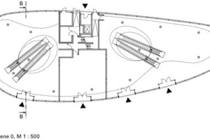  Grundriss Ebene 0, M 1 : 500 