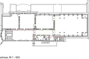  Dachgeschoss, M 1 : 500 