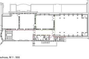  Dachgeschoss, M 1 : 500 