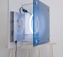  BIX Licht- und Medienfassade am Kunsthaus Graz, 2003; «Ein-Pixel Prototyp» (Sammlung des
MoMA) 