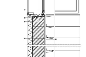  Fassadenschnitt 1, M 1 : 25 