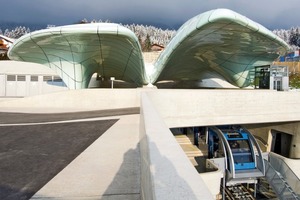  Station Hungerburg, 2007, Zaha Hadid mit Bollinger und GrohmannZeichnung: Stahlstruktur der Station Hungerburg 