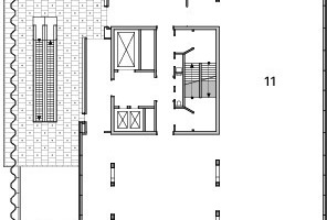  Grundriss Level +2, M 1 : 750 