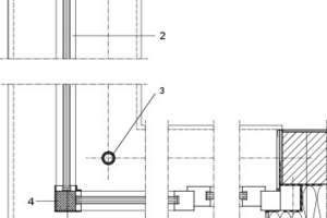  Detail Eckfenster, M 1 : 25 