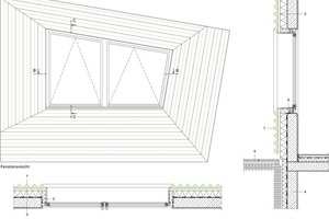  Fensterdetail, M 1 : 33 1/3 