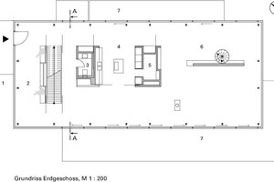  Grundriss Erdgeschoss, M 1 : 200 