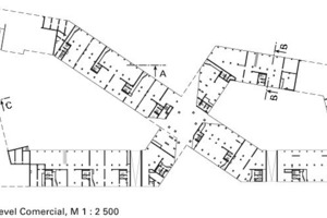  Grundriss Gewerbe, M 1 : 2 500 