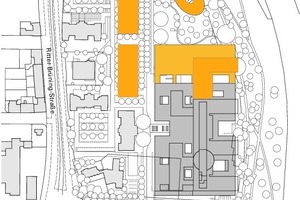  Lageplan BA II, Neubau und Erweiterungsbauten, M 1 : 4000 