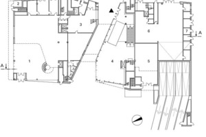  Grundriss Ebene 0, M 1 : 750 