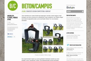  Homepage des Beton Blogs 