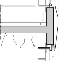  Fensterdetail, M 1 : 75 