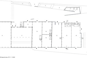  Grundriss Erdgeschoss, M 1 : 1 000 