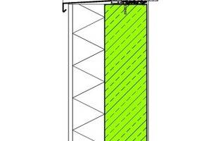  Abb. 1: Außenwand aus Betonfertigteilen mit Wärmedämmverbundsystem (WDVS) 