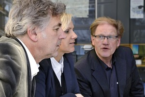  Im Gespräch: Matthias Burkart, Sandra Greiser, Burkhard Fröhlich 