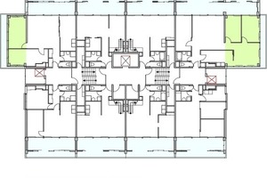  Grundriss Maisonette neu, M 1 : 400 