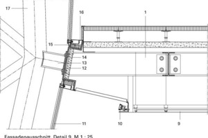  Fassadenausschnitt, Detail 9, M 1 : 25 