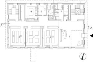  Grundriss Erdgeschoss, M 1 : 500 