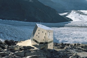  Luxusherberge mit 120 Betten: die Monte-Rosa-Hütte (Arch.: Bearth &amp; Deplazes und Daniel Ladner (Projektleitung: Marcel Baumgartner)<br /> 