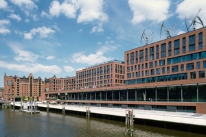  Nominiert für den Sonderpreis „Nachhaltiges Bauen“: die Elbarkaden im Osten der Hamburger HafenCity 