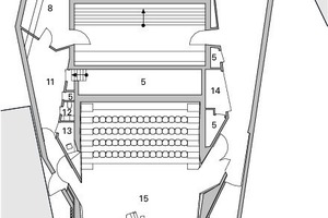  Grundriss Untergeschoss, M 1 : 333 1/3 