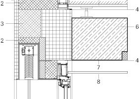  Detailschnitt vertikal, M 1: 20 