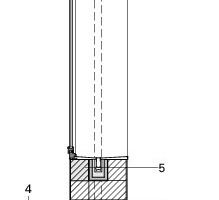  Fassadenschnitt, M 1 : 75 