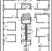  2. Obergeschoss, M 1 : 500 