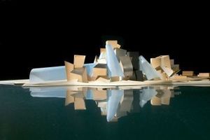  Möglicherweise in näherer Zukunft realisiert: das Guggenheim Abu Dhabi. Architekt: Frank O. Gehry 