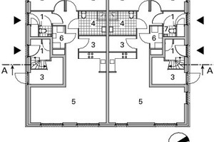  Grundriss Erdgeschoss Block D, M 1 : 333 1/3 