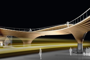  Brücke Margaretengürtel, Wien,&nbsp;
 Architekt: Martin Knight Architects
Wettbewerb 2010 