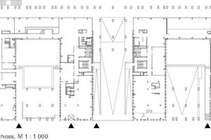  Grundriss Erdgeschoss, M 1 : 1 000 